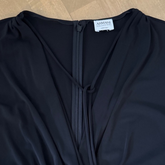 Armani Collezioni Black Long Sleeve Dress - Picture 5 of 7